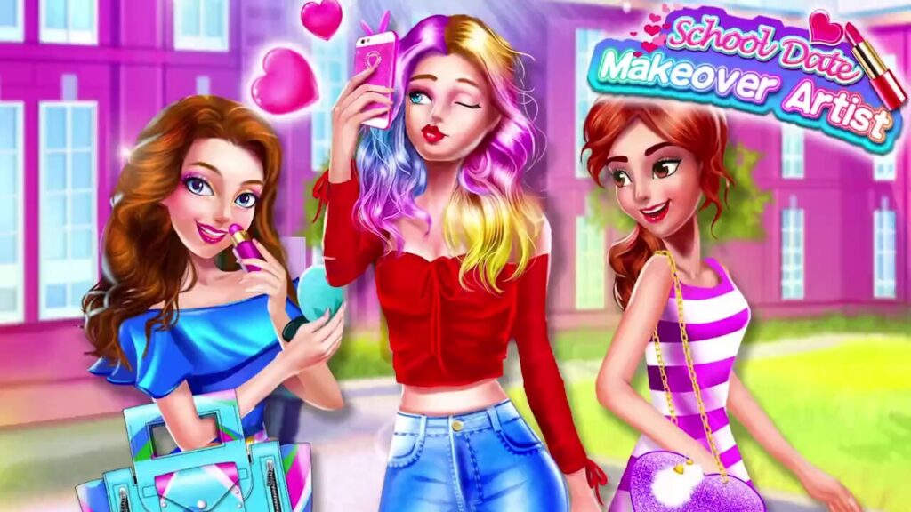 Game High School Date Makeup Artist mang đến trải nghiệm trang điểm phong cách High School